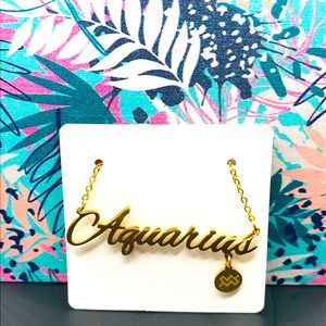 New Zodiac Sign Pendant “Aquarius”